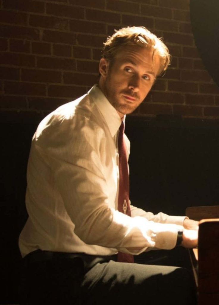 Gosling al piano