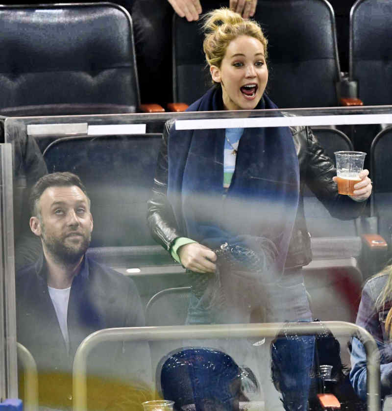 Jennifer Lawrence Cooke Maroney Hockey New York Rangers