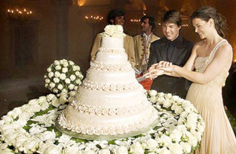 Tom Cruise Katie Holmes wedding cake