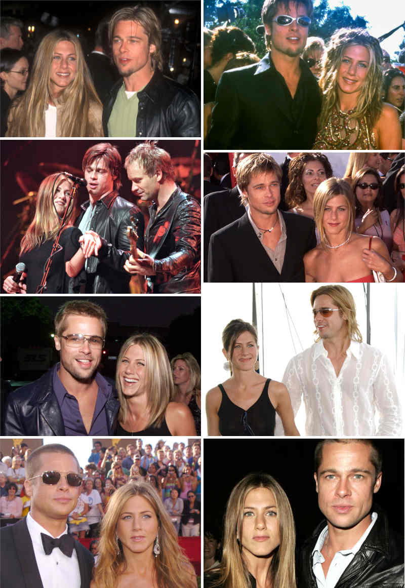 Jennifer Aniston Brad Pitt 1998 2005