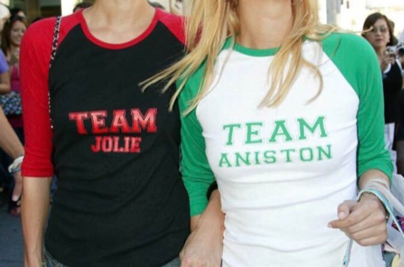 team Aniston team Jolie